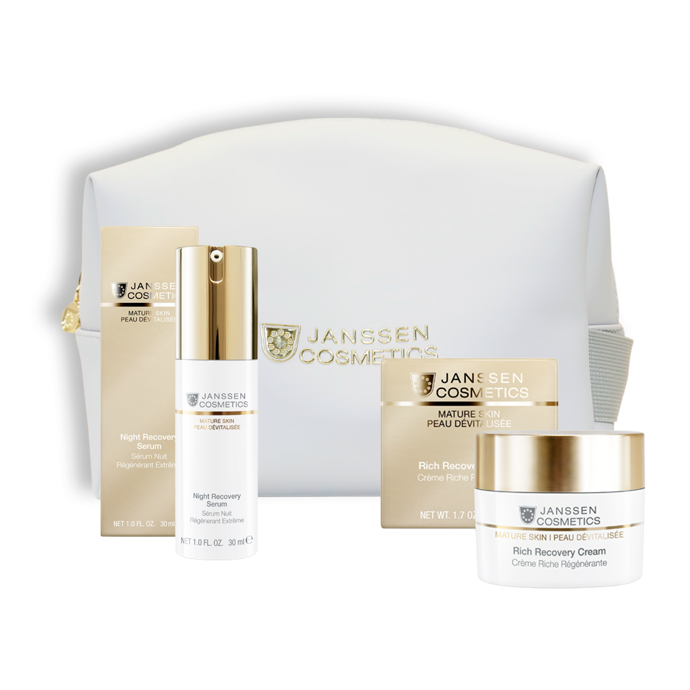 Night Recovery Serum 30 ml + Rich Recovery Cream 50 ml + pochette