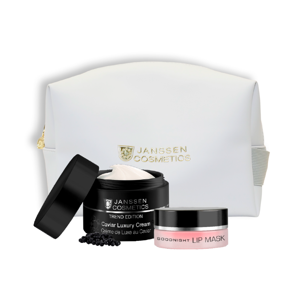 Caviar Luxury Cream 50 ml + Goodnight Lip Mask 15 ml + pochette