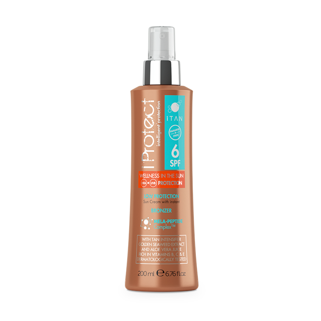 iProtect Spray Lotion SPF6 Natural Bronzer 200 ml